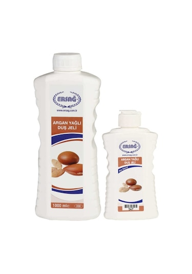 Ersağ Argan Yağlı Duş Jeli 1 L + Boş Aparat