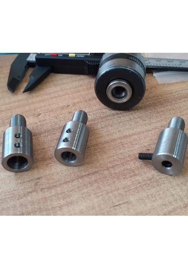 Motor için 3 Çeşit Kaplinli Metal Mandren 5 MM 8 MM 10 MM Motor Mili