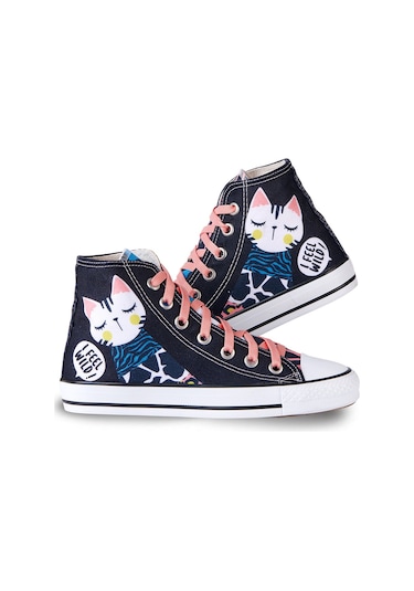 Denokids Mshb&g Orman Kedisi Kız Çocuk Sneakers Spor Ayakkabı Renkli Çok Renkli