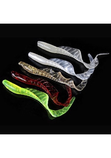 Springsun 10 Adet Yumuşak Yemli Parlak Renkli Tatlı Ve Tuzlu Su Balık Avı Yem Seti