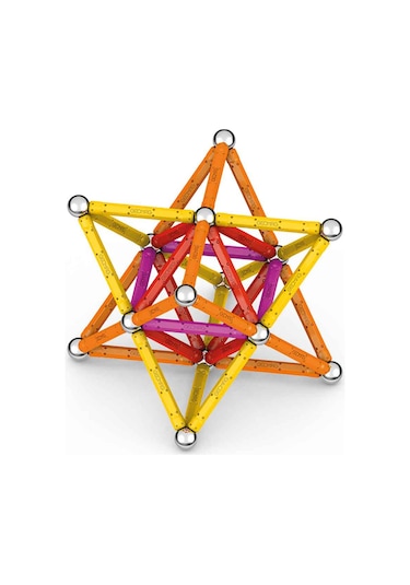 Geomag Manyetik Çubuklar Classic Seri Zeka Oyunu Manyetik Yapı Oyunu 93 Parça