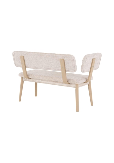 Massa Yavrulu Kanepe Puf 115 Cm Krem