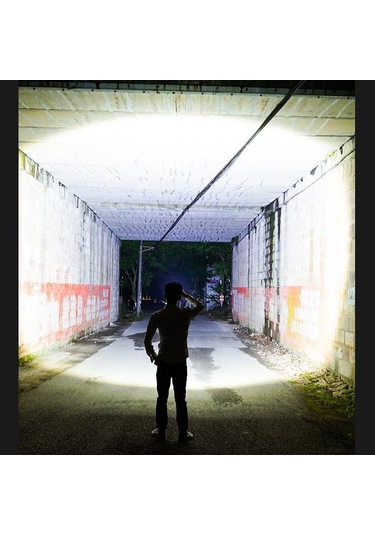 Cob Led Far Tip-c Usb Şarj Edilebilir Far Çok Fonksiyonlu Işık Taşınabilir Kafa El Feneri Lambası Kuyruk Beyaz Ve Kırmızı Işık Paket B Çok Renkli