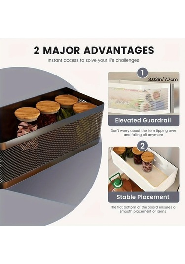 Trendooze Geniş Beyaz Manyetik Baharatlık Duvar Askılı Kağıt Havluluk Delme Gerektirmeyen Gaojunshop01 Beyaz