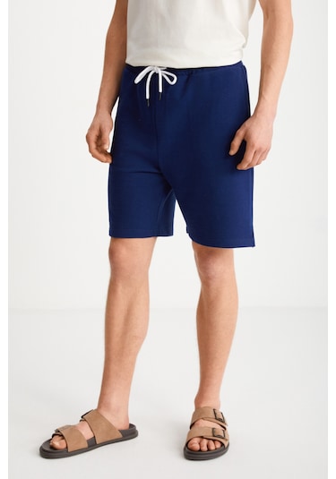 Grimelange Uncertaın Erkek Comfort Fit Lacivert Şort & Bermuda Lacivert
