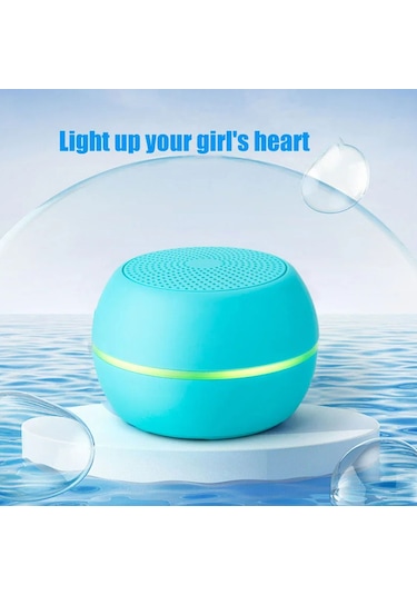 Vkemall S9 Mini Bluetooth Hoparlör, Ipx6 Su Geçirmez, 8 Saat Çalma Süresi, Hi-fi Ses Kalitesi, Dışarıda Taşınabilir, Kırmızı Siyah