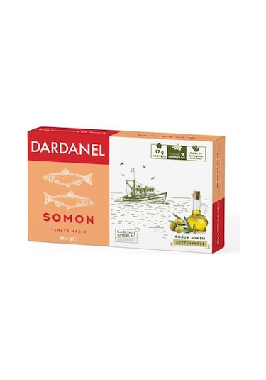 Dardanel Soğuk Sıkım Zeytinyağlı Somon 110 G