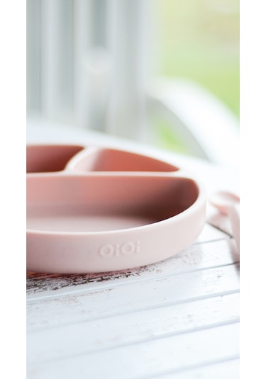 Silikon Beslenme Seti 5'li - Pinky Pink