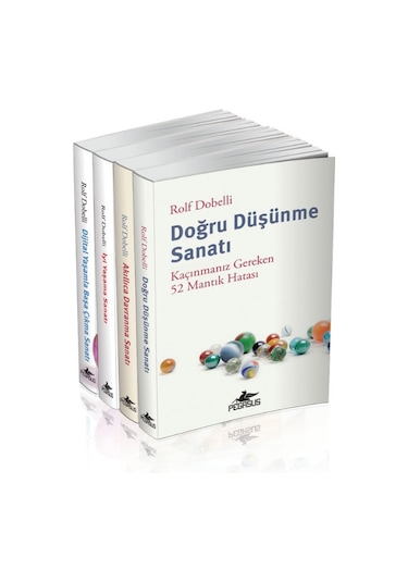 Pegasus Yayınları Rolf Dobelli Koleksiyonu 4 Kitap Takım Set