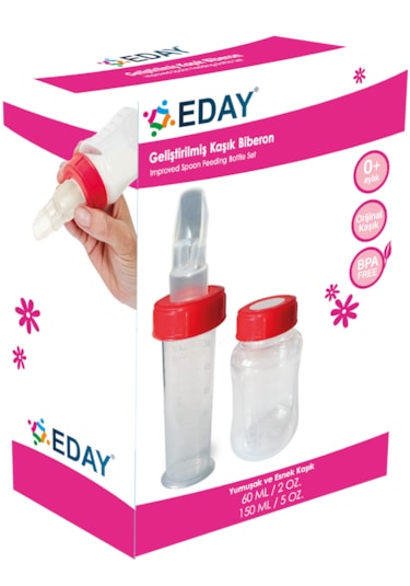 Eday Geliştirilmiş Kaşık Biberon 5'li Set