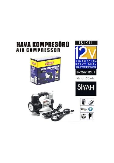 Carub 150 Psi 35lpm Lastik Hava Kompresörü Yüksek Performans