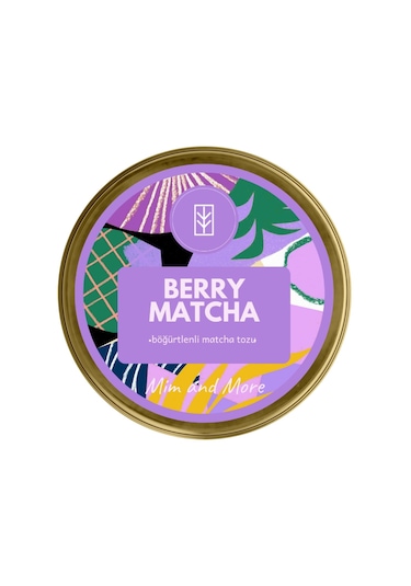 Berry Matcha - Böğürtlen Aromalı Matcha, 25 Gr