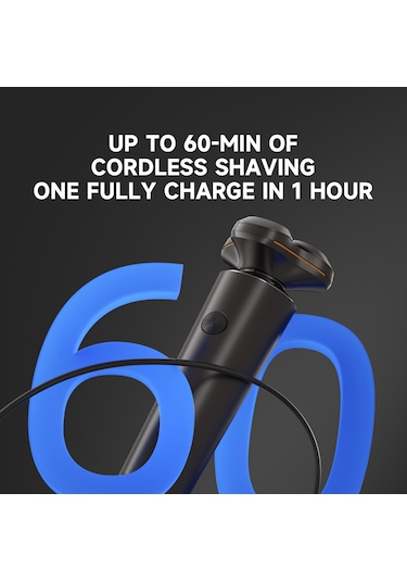 Geeksen Razor Yedek Başlıklı Erkek Elektrikli Tıraş Makinesi Çok Amaçlı Su Geçirmez