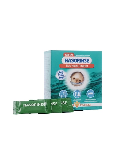 Abfen Nasorinse Plus Yetişkin Yedek Poşetler 50 Adet