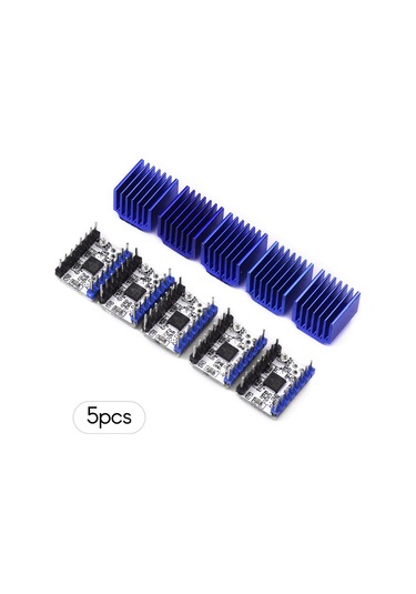 5 Adet Tmc2208 V1.2 Stepper Motor Sürücü Modülü, 3d Yazıcı İçin Isı Sincabı Tornavida İle Birlikte