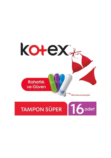 Kotex Tampon Süper 16'lı