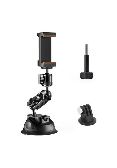 Bloomnest Junnx Jx-gp-14-a Djı Action/gopro Hero 12 Araba Emme Kamera Montaj Braketi Aksesuarı Altın