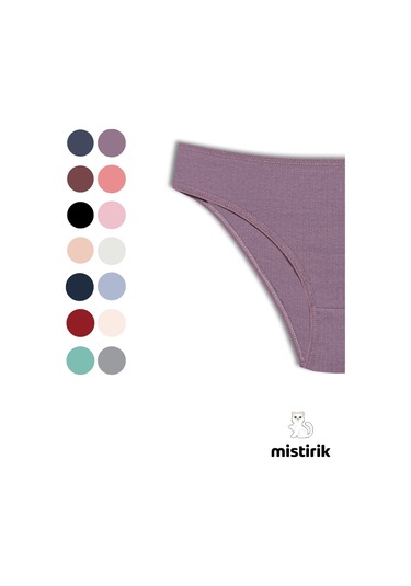 Taranto Model Fitilli Esnek Spor Külot Mor Renk Mor