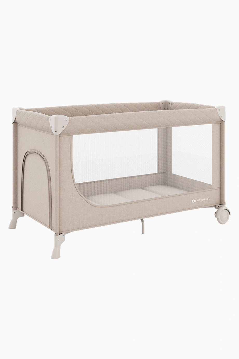 Kinderkraft Leody Up 2 in1 Seyahat - Bebek Beşiği Bej