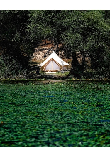 Campout Büyük Kamp Çadırı 4 Mt Siyah