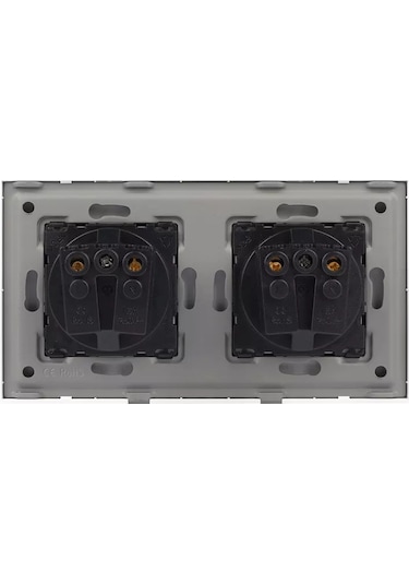 Dealuxx Cam Çerçeveli Beyaz İki Kollupri Priz. 193877877