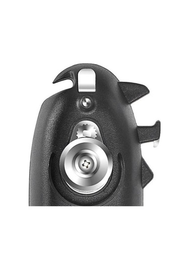 Ağır Hizmet Konserve Açacağı Manuel Kavanoz Kapağı Sökücü Yumuşak Dokunuşlu Saplı Keskin Bıçak Düz Kenarlı Çok Fonksiyonlu Şişe Açacağı Gri