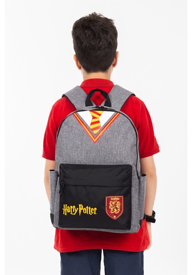 Necati Çanta Harry Potter Lisanslı İlkokul Sırt Çantası gri