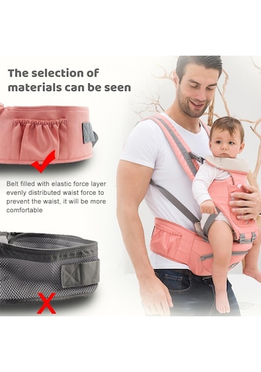 Ergonomik Çok Fonksiyonlu Bebek Kanguru