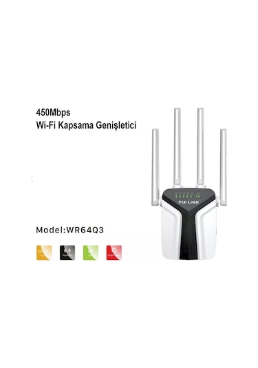 Hadron Pix-link Lv-wr64q3 Wifi Repeater + Router + Ap 450 Mbps Siyah / Beyaz