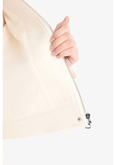 Defacto Regular Fit Polo Yaka Kaşe Mont E8630ax25auer128 Ekru