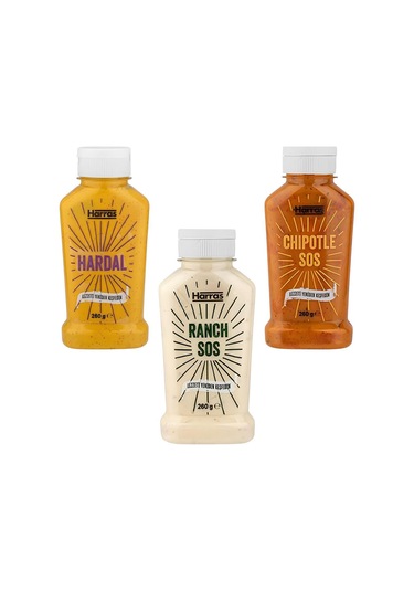 Sos Paketi 3'lü Hardal Chipotle Ranch