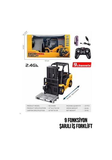Mey İthalat 93309 9 Fonk.forklift -psf