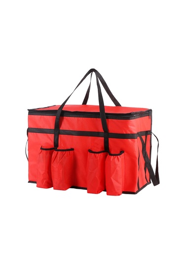 Suntek Yalıtımlı Gıda Teslimat Çantası Kırmızı Kırmızı
