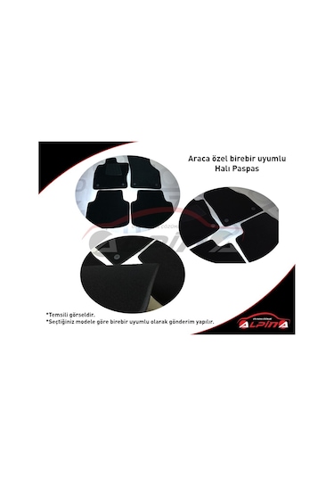 Honda Civic Sedan 2001-2005 Halı Paspas Seti (433913410)