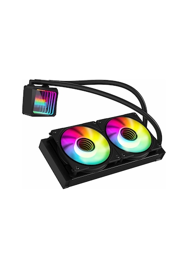 Powerboost Alpha 240b Argb 240mm Am5/1700p Siyah İşlemci Sıvı Soğutucu