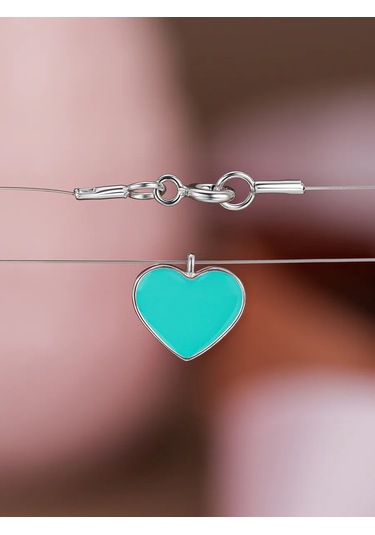 Lucente Balıkçılık İpi Kolye Kalp 925 Ayar Gümüş 387668433 Gümüş