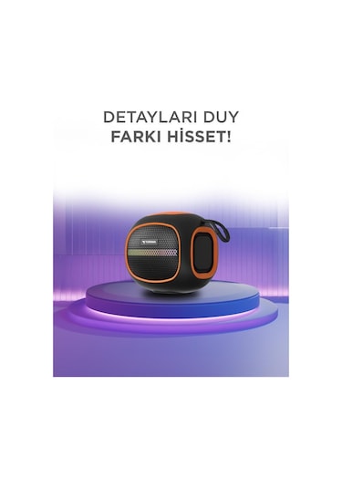 Torima D90 Taşınabilir Bluetooth Hoparlör Siyah