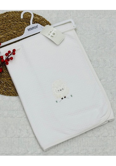 Kapitone Unisex Hayvan Desenli Battaniye Koyun Desen