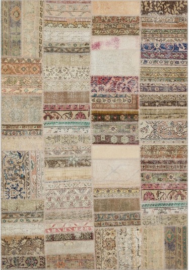 Ihtişamlı Ve Rengarenk Patchwork Halı 230x160 Cm 6337