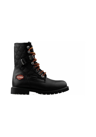 Harley Davidson 025F100489 New Worker Zip Kız Çocuk Günlük Bot Siyah