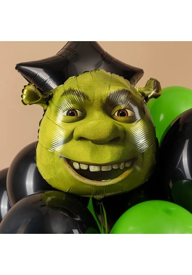 Davajdarit' Shrek Ogre Balonları 287282318 YEŞİL