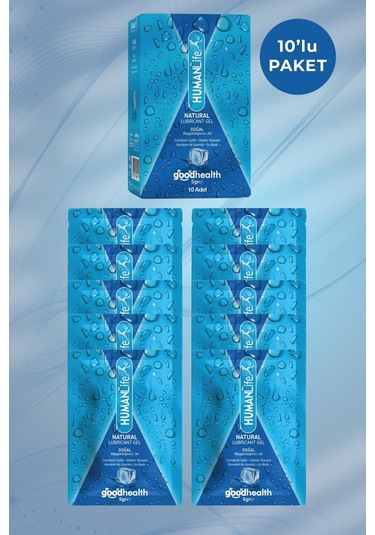 Humanlife Doğal Kayganlaştırıcı Jel 125ml + 5gr X 10 Adet