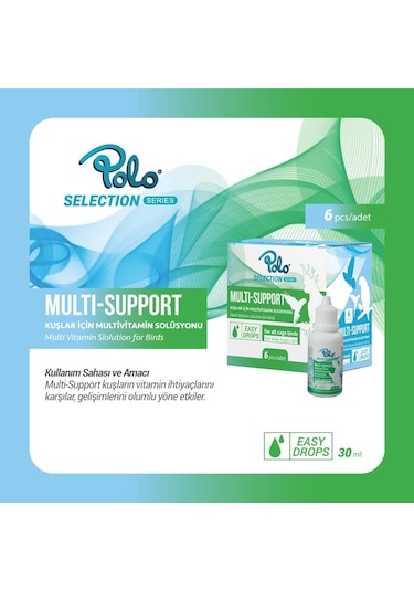 Polo Multi Support Kuş Multivitamin 30 ML
