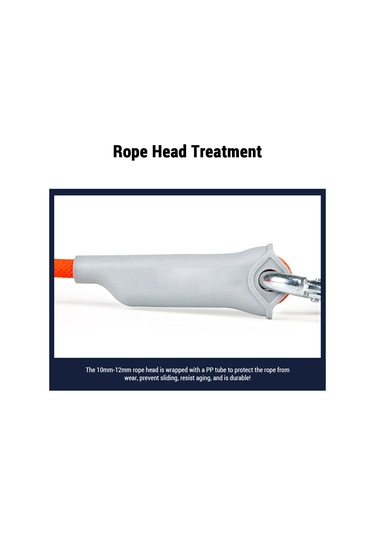 Maiyame Oranj 10mm 10m Polipropilen Dağcı Ip - 1200 Kg Dayanım, Hafif, Su Kaynaklı, Tırmanma Ve Doğa Maceraları İçin Güvenlik Eriği Çok Renkli