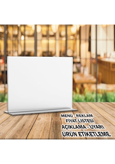 T Tipi A4 Pleksi Föylük Broşürlük-Yatay A4 Föylük-20 Li Paket (478882410)