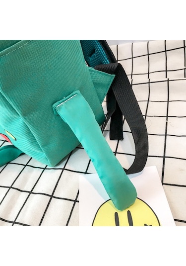 Mufunye Klasik Oyun Konsolu Desenli Çanta - Çift/vaşak Dönüşümlü Kumaş Sırt Çantası Pembe 29x11.5x39cm - Çocukluk Hatıralarıyla Sporlük Çok Renkli