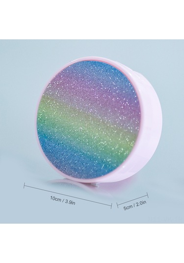 Vkemall Renkli Aynalı Lens Kutusu - Seyahat İçin Pratik Lens Aksesuar Seti