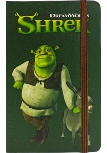 Mabbels Sherek Sert Kapak Mini Not Defteri Yeşil 80 Yaprak Çizgisiz 9x14cm Dft-388432