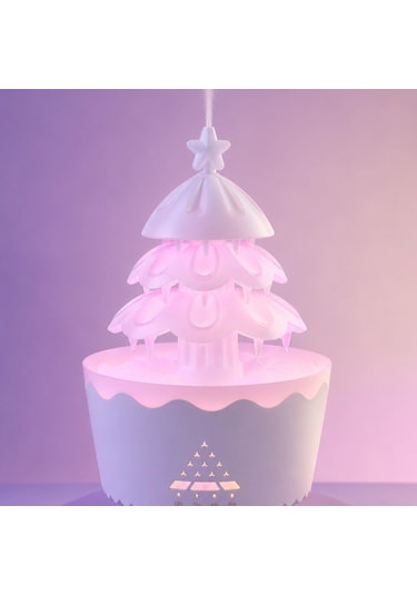 Rgb Aydınlatmalı Şans Ağacı Aromaterapi Difüzörü 250 Ml Hava Nemlendirici