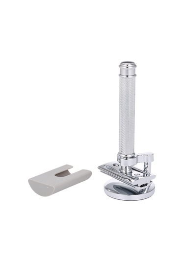 Moveevo Çift Ağızlı Jilet Seti: Güvenli Sakal & Bıyık Aleti, Koruyucu Kapak - Şık Ve Dayanıklı